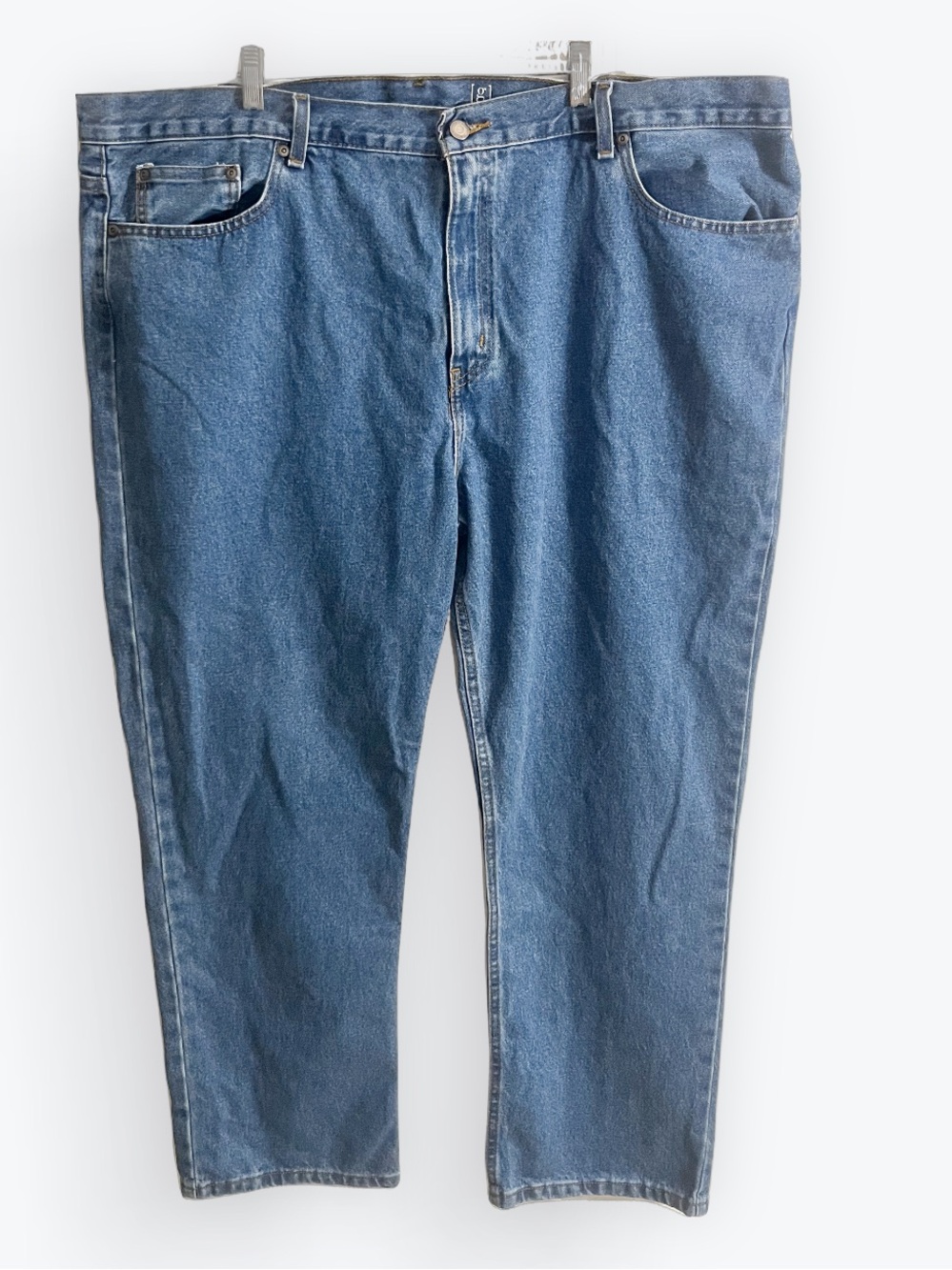 George Classic Men's Blue Denim Jeans 46x30 NWT New